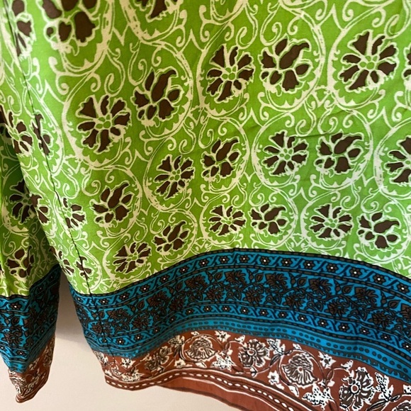 NWT Zara Loose Leg Printed Boho Pants - Picture 5 of 6